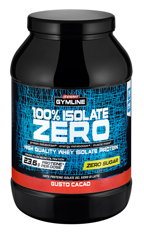 GYMLINE 100% WHEY ISO ZERO CACAO 900 G - farmasconti.eu