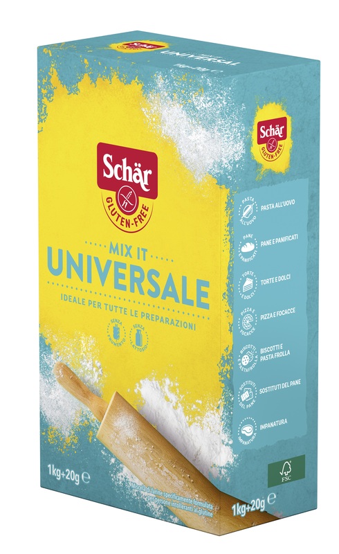SCHAR MIX IT FARINA UNIVERSALE SENZA LATTOSIO 1 KG + 20 G - farmasconti.eu