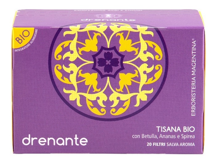 TISANA DRENANTE BIO 20 FILTRI - farmasconti.eu