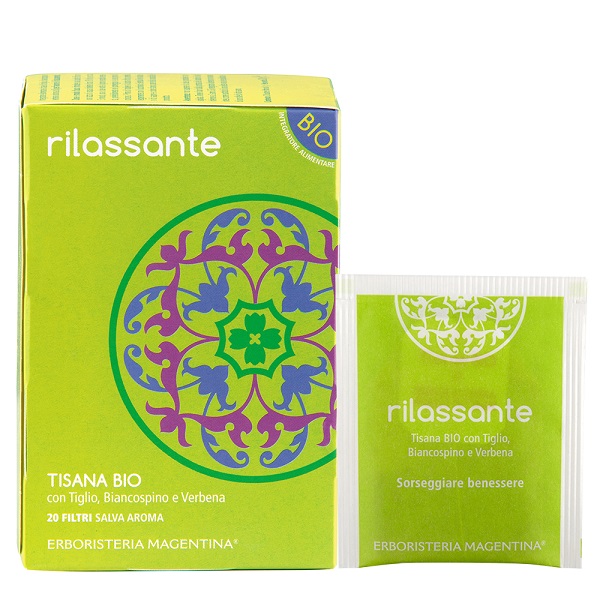 TISANA RILASSANTE BIO 20 FILTRI - farmasconti.eu