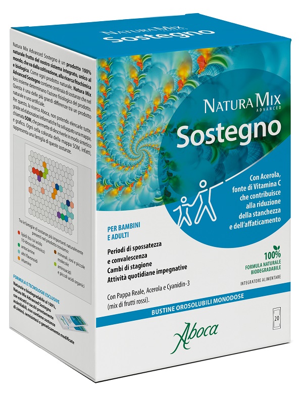 NATURA MIX ADVANCED SOSTEGNO OROSOLUBILE 20 BUSTINE - farmasconti.eu