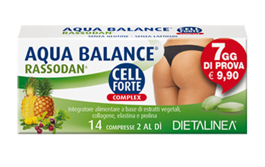 AQUA BALANCE RASSODAN CELL FORTE 7 DAYS 14 COMPRESSE DIETALINEA - farmasconti.eu