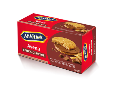 MC VITIE'S AVENA AL CIOCCOLATO AL LATTE SENZA GLUTINE 150 G - farmasconti.eu