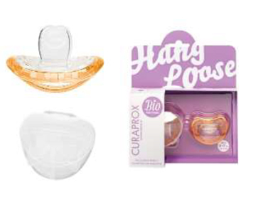 CURAPROX BABY SUCCHIETTO 2 PEZZI TG 0 COLORE ARANCIO + SCATOLA PER IGIENIZZAZIONE - farmasconti.eu