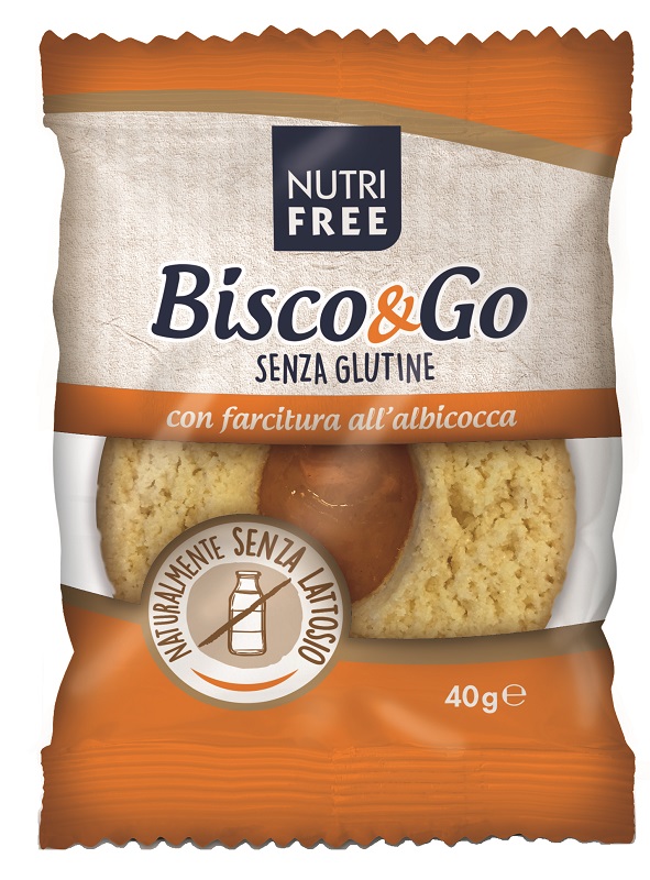 NUTRIFREE BISCO&GO CON FARCITURA ALL'ALBICOCCA 40 G - farmasconti.eu