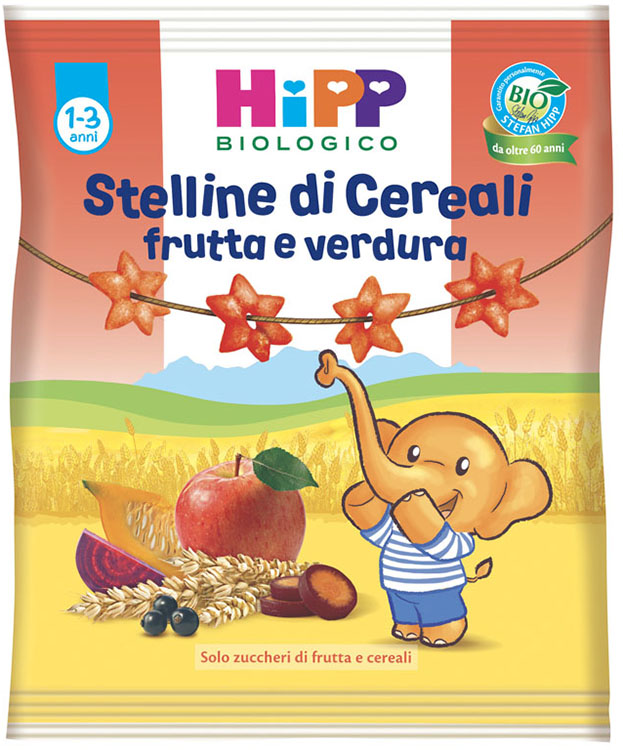 HIPP BIO STELLINE FRUTTA VERDURA 30 G - farmasconti.eu
