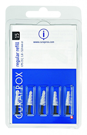 CURAPROX CPS REGULAR CPS 15 CON 5 SCOVOLINI + SUPPORTO - farmasconti.eu