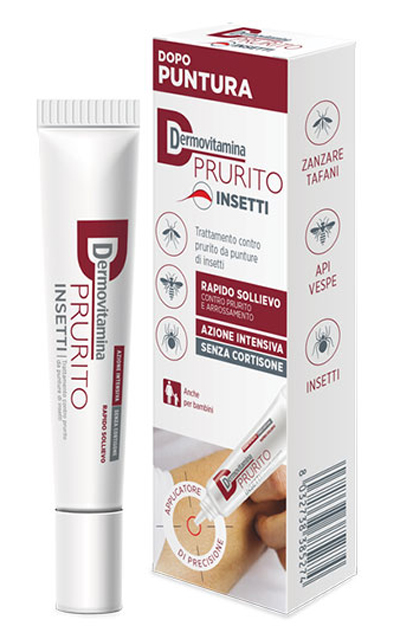 DERMOVITAMINA PRURITO INSETTI DOPO PUNTURA RAPIDO SOLLIEVO AZIONE INTENSIVA SENZA CORTISONE 15 ML - farmasconti.eu
