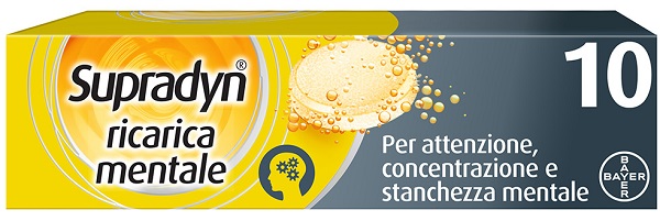 SUPRADYN RICARICA MENTALE 10 COMPRESSE - farmasconti.eu