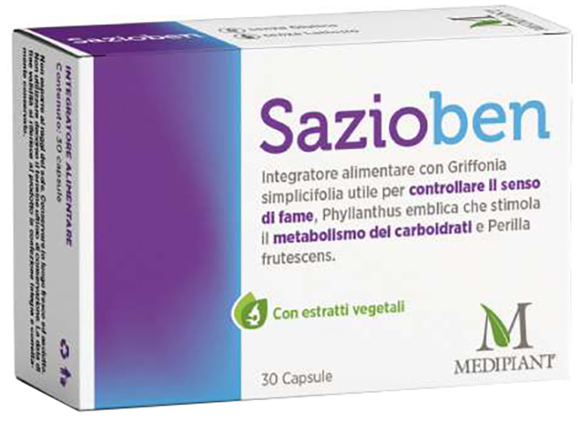 SAZIOBEN 30 CAPSULE - farmasconti.eu