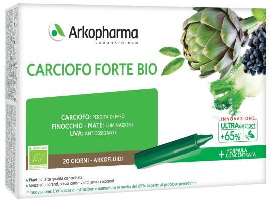 ARKOFLUIDI ULTRA SUONI CARCIOFO FORTE BIO 20 FIALE - farmasconti.eu
