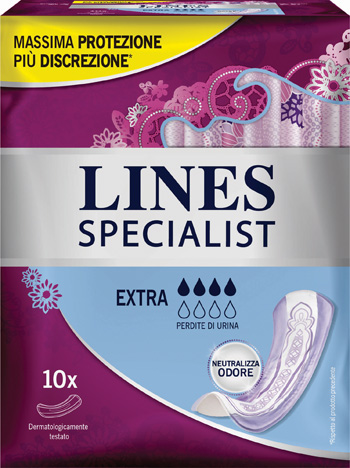 LINES SPECIALIST PANNOLONE EXTRA FARMA 10 PEZZI - farmasconti.eu