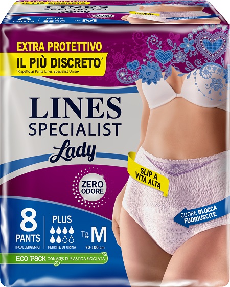 LINES SPECIALIST PANTS PLUS M FARMA 8 PEZZI - farmasconti.eu
