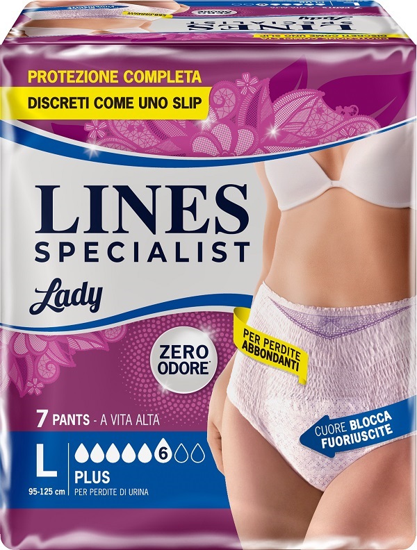 LINES SPECIALIST PANTS LADY PLUS L FARMA 7 PEZZI - farmasconti.eu