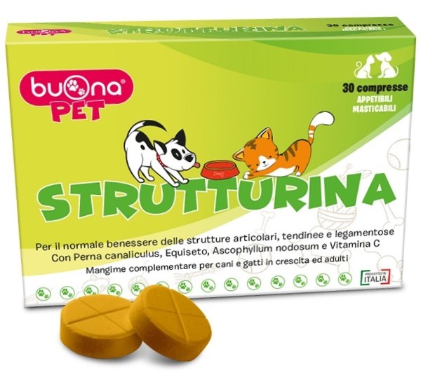 BUONAPET STRUTTURINA 30 COMPRESSE - farmasconti.eu