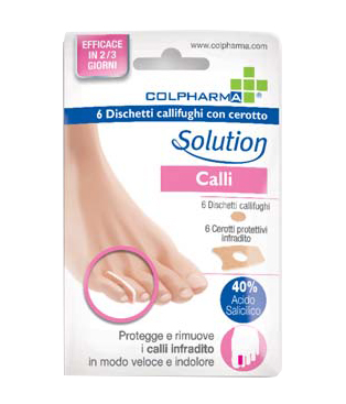 DISCHETTO CALLIFUGO CON CEROTTO COLPHARMA CALLI INFRADITO 6 PEZZI - farmasconti.eu