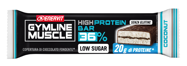 GYMLINE 20G PROTEINBAR LS COCONUT 55 G - farmasconti.eu