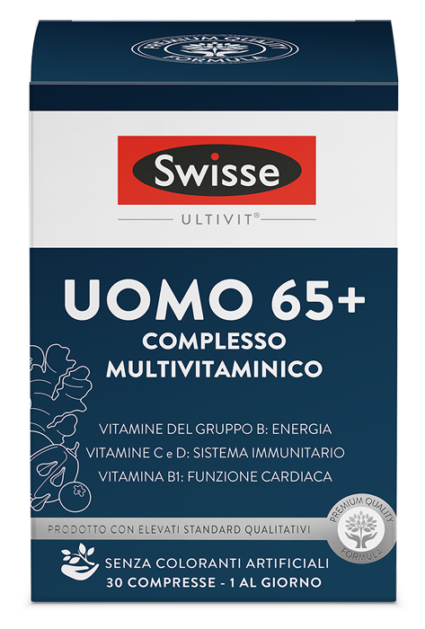 SWISSE UOMO 65+ COMPLESSO MULTIVITAMINICO 30 COMPRESSE - farmasconti.eu