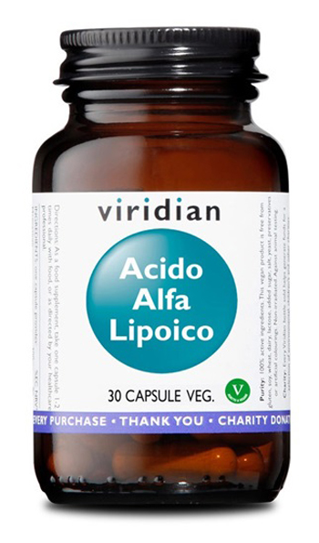 VIRIDIAN ACIDO ALFA LIPOICO 30 CAPSULE VEGETALI - farmasconti.eu