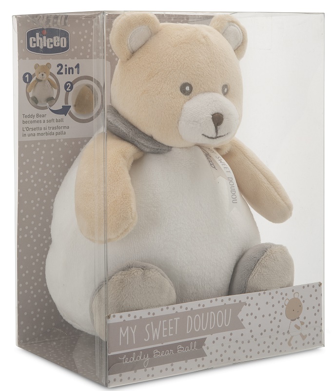 CHICCO MY SWEET DOUDOU TEDDY BEAR BALL 0M+ - farmasconti.eu