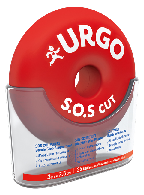BENDA URGO SOS CUT 3X2,5CM - farmasconti.eu