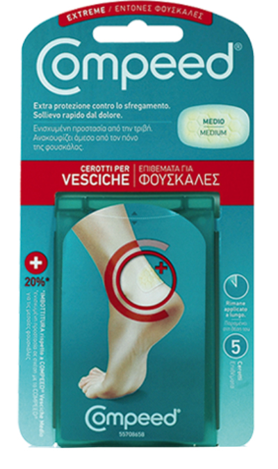 COMPEED CEROTTO PER VESCICHE TALLONE SPORT 5 PEZZI - farmasconti.eu