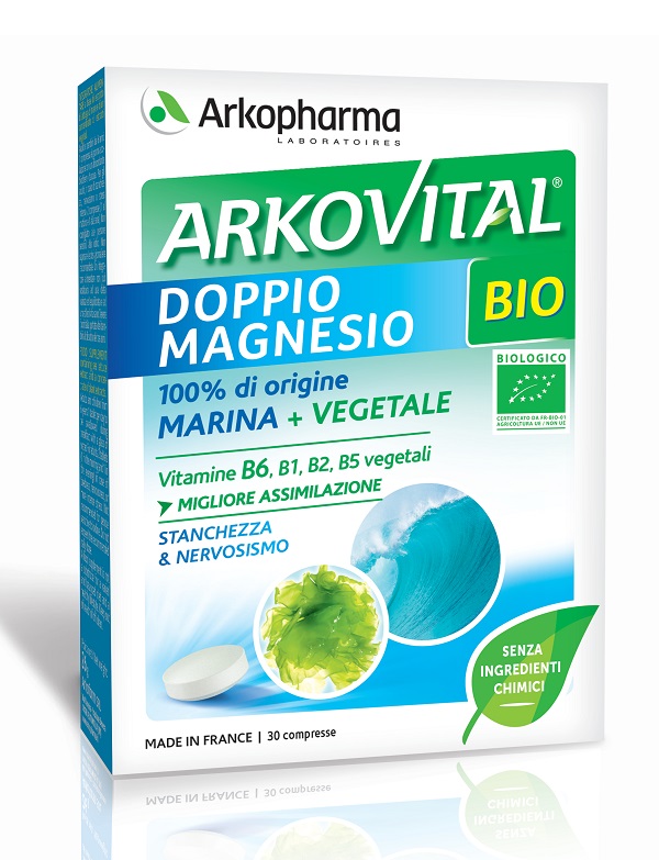 ARKOVITAL DOPPIO MAGNESIO BIO 30 COMPRESSE - farmasconti.eu
