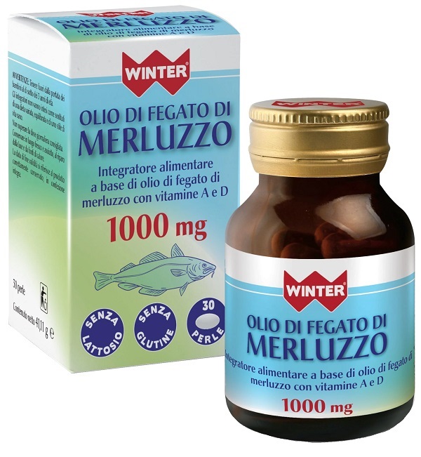 WINTER OLIO DI FEGATO DI MERLUZZO 30 PERLE - farmasconti.eu