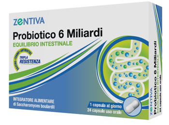 ZENTIVA PROBIOTICO 6 MILIARDI 24 CAPSULE VEGETALI - farmasconti.eu
