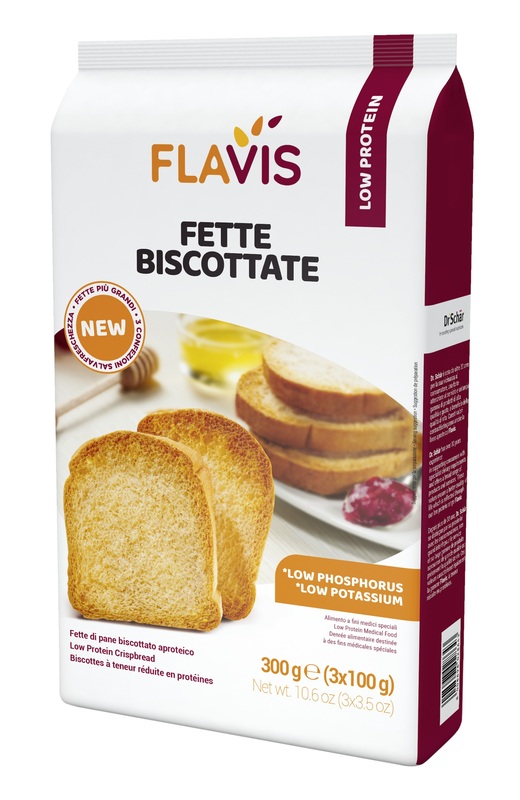 FLAVIS FETTE BISCOTTATE APROTEICHE 300 G - farmasconti.eu