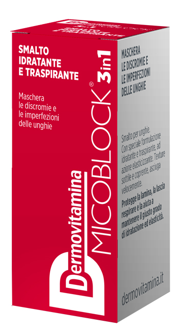 DERMOVITAMINA MICOBLOCK 3 IN 1 SMALTO IDRATANTE E TRASPIRANTE ROSSO 5 ML - farmasconti.eu
