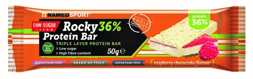 ROCKY 36% PROTEIN BAR RASPBERRY CHEESECAKE BARRETTA 50 G - farmasconti.eu