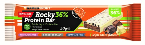ROCKY 36% PROTEIN BAR TRIPLE CHOCO BARRETTA 50 G - farmasconti.eu