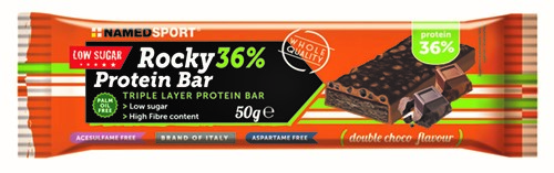 ROCKY 36% PROTEIN BAR DOUBLE CHOCO BARRETTA 50 G - farmasconti.eu