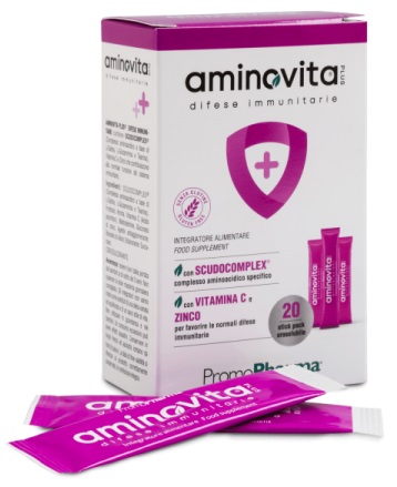 AMINOVITA PLUS DIFESE IMMUNITARIE 20 STICK PACK X 2,5 G - farmasconti.eu