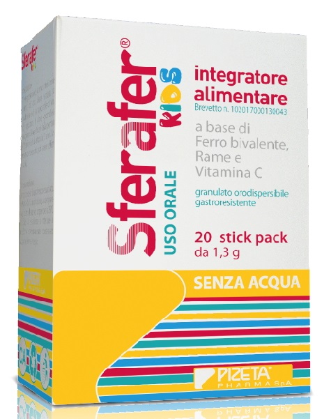 SFERAFER KIDS 20 STICK PACK - farmasconti.eu