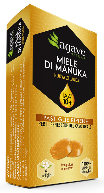 AGAVE NATURA MANUKA IAA 10+ 8 PASTIGLIE 20 G - farmasconti.eu