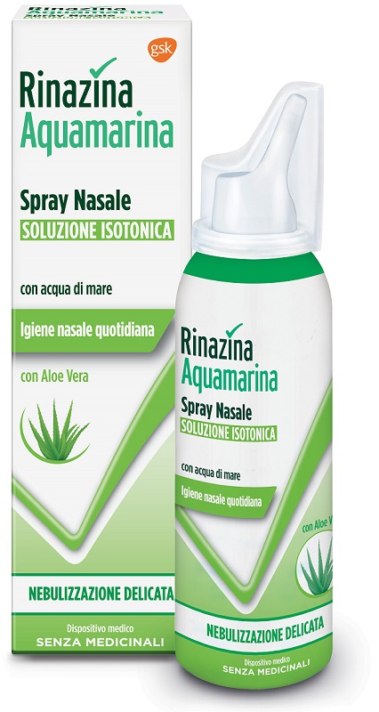 RINAZINA AQUAMARINA ISOTONICA ALOE SPRAY NEBULIZZAZIONE DELICATA 100 ML - farmasconti.eu