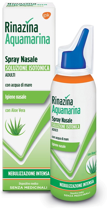 RINAZINA AQUAMARINA ISOTONICA ALOE SPRAY NEBULIZZAZIONE INTENSA 100 ML - farmasconti.eu