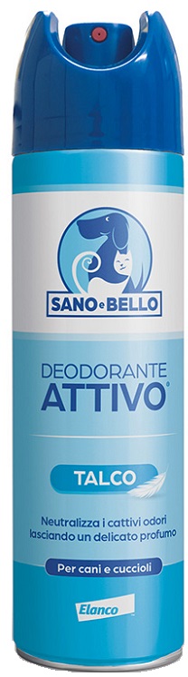 SANO E BELLO DEODORANTE ATTIVO TALCO 250 ML - farmasconti.eu
