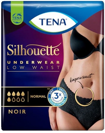 TENA SILHOUETTE NOIR M 10 PEZZI - farmasconti.eu