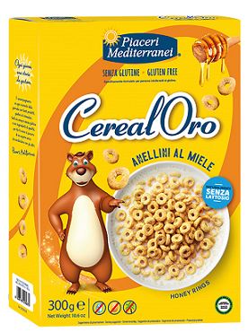 PIACERI MEDITERRANEI CEREALORO ANELLINI MIELE 300 G - farmasconti.eu