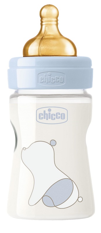 CHICCO BIBERON ORIGINAL 150ML TOUCH 1 FORO BOY CON TETTARELLA IN CAUCCIU' - farmasconti.eu