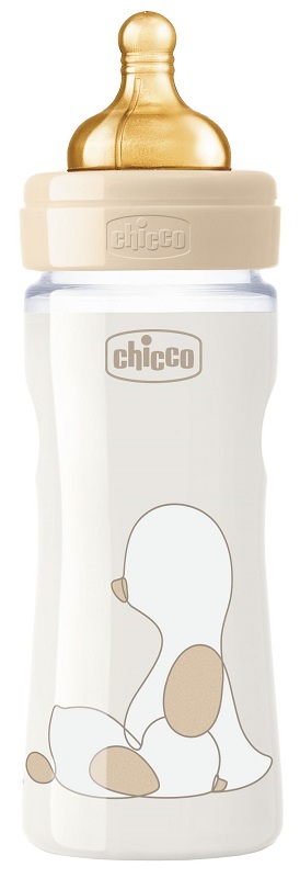 CHICCO BIBERON ORIGINAL 250ML TOUCH REGULAR UNISEX CON TETTARELLA IN CAUCCIU' - farmasconti.eu
