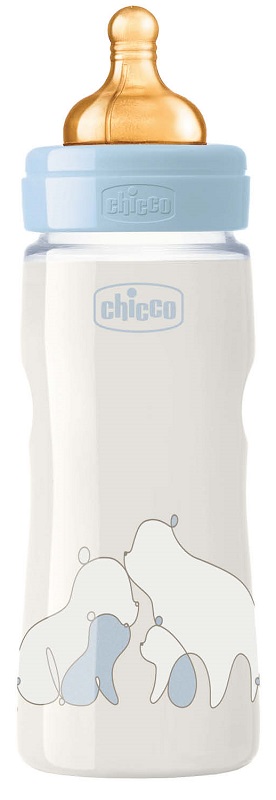 CHICCO BIBERON ORIGINAL 330ML TOUCH REGULAR BOY CON TETTARELLA IN CAUCCIU' - farmasconti.eu