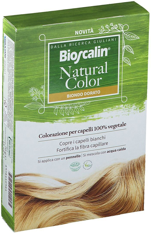 BIOSCALIN NATURAL COLOR BIONDO DORATO 70 G - farmasconti.eu