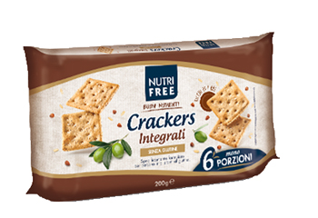 NUTRIFREE CRACKERS INTEGRALI 33,4 G X 6 PEZZI - farmasconti.eu