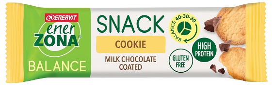 ENERZONA SNACK COOKIE MILK CIOCHOLATE 33 G - farmasconti.eu