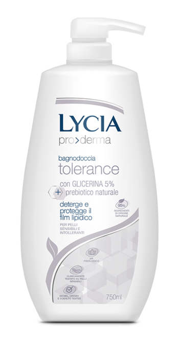 LYCIA PRODERMA BAGNODOCCIA TOLERANCE 750 ML - farmasconti.eu