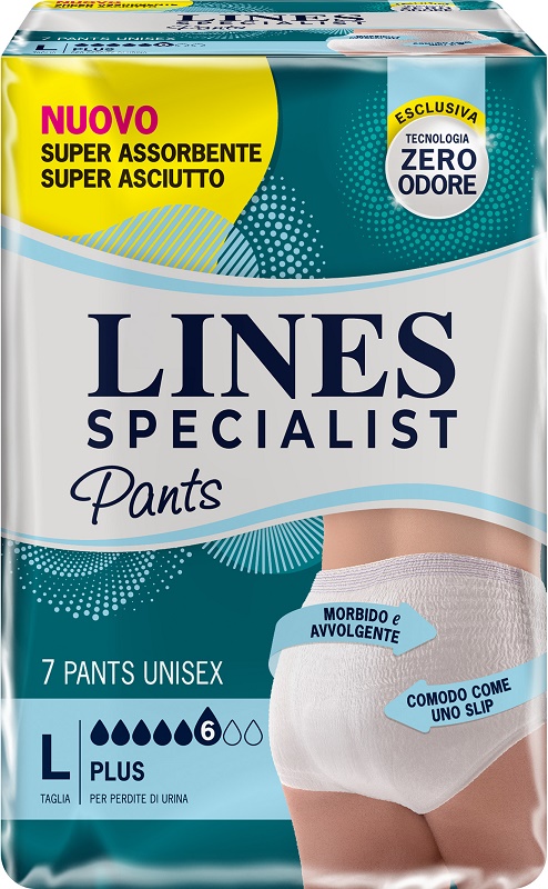 LINES SPECIALIST PANTS PLUS UNISEX L 7 PEZZI - farmasconti.eu